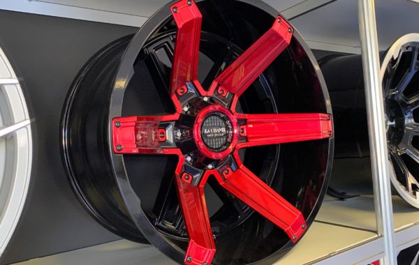 LC-OF16 schwarz rot 12×20/12×22 5×127 / 5×139.7 / 6×135 / 6×139.7  ET -44 Preis pro Stück ab: 775,00€
